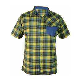 HAVEN shirt - AGNESS SLIMFIT - blue/yellow