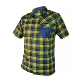 HAVEN shirt - AGNESS SLIMFIT - blue/yellow