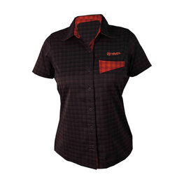 HAVEN shirt - AGNESS SLIMFIT - black/red