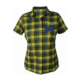 HAVEN shirt - AGNESS SLIMFIT - blue/yellow