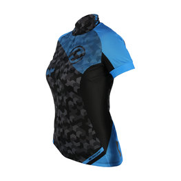 HAVEN Cycling short sleeve jersey - SINGLETRAIL WOMEN - black/blue