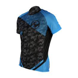 HAVEN Cycling short sleeve jersey - SINGLETRAIL - black/blue