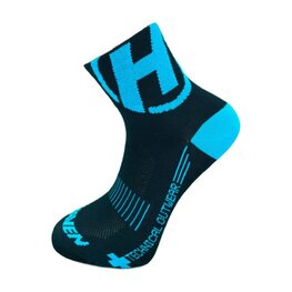 HAVEN Cyclingclassic socks - LITE SILVER NEO 2PAK - black/blue