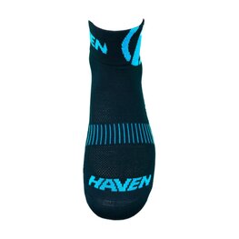 HAVEN Cyclingclassic socks - LITE SILVER NEO 2PAK - black/blue
