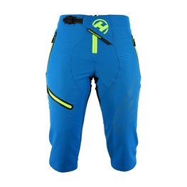 HAVEN Cycling shorts without bib - 3/4 ENERGY THREEQ - blue/yellow