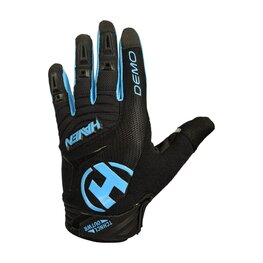 HAVEN Cycling long-finger gloves - DEMO LONG - black/blue