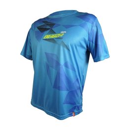 HAVEN Cycling short sleeve jersey - ENERGIZER CRAZY SHORT - blue