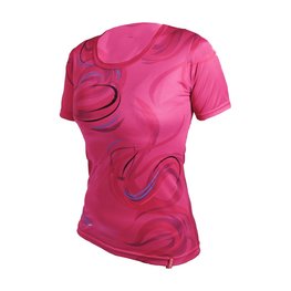 HAVEN Cycling short sleeve jersey - ENERGY CRAZY SHORT - pink