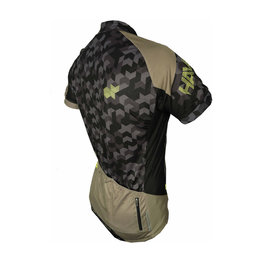 HAVEN Cycling short sleeve jersey - SINGLETRAIL - green/yellow