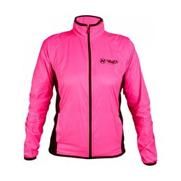 HAVEN Cycling windproof jacket - FEATHERLITE - pink/black