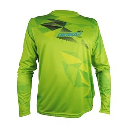 HAVEN Cycling summer long sleeve jersey - ENERGIZER CRAZY LONG - green