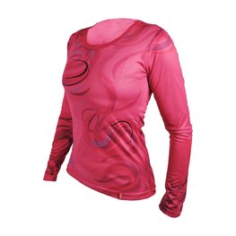 HAVEN Cycling summer long sleeve jersey - ENERGY CRAZY LONG - pink