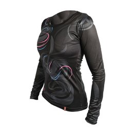 HAVEN Cycling summer long sleeve jersey - ENERGY CRAZY LONG - black