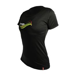 HAVEN Cycling short sleeve jersey - ENERGY SHORT - black/green