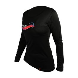 HAVEN Cycling summer long sleeve jersey - ENERGY LONG - black/pink