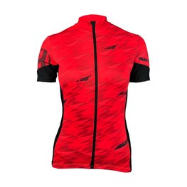 HAVEN Cycling short sleeve jersey - SKINFIT NEO WOMEN - red/black