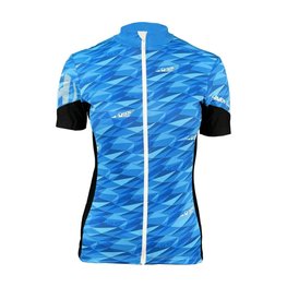 HAVEN Cycling short sleeve jersey - SKINFIT NEO WOMEN - blue/white