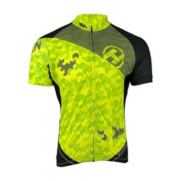 HAVEN Cycling short sleeve jersey - SINGLETRAIL NEO - green/black