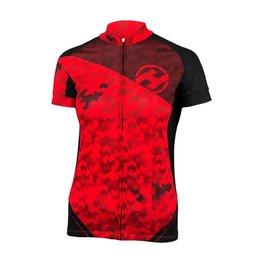 HAVEN Cycling short sleeve jersey - SINGLETRAIL NEO WOMEN - red