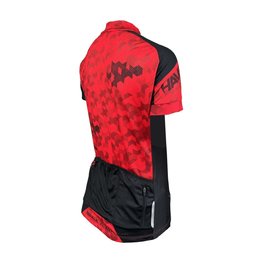 HAVEN Cycling short sleeve jersey - SINGLETRAIL NEO WOMEN - red