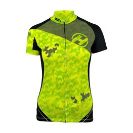 HAVEN Cycling short sleeve jersey - SINGLETRAIL NEO WOMEN - green/black