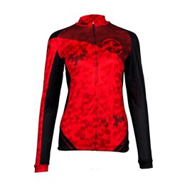 HAVEN Cycling winter long sleeve jersey - STRATO - red