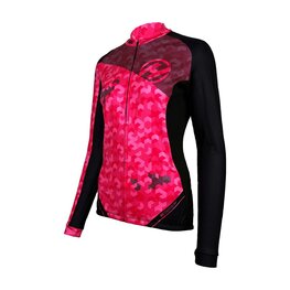 HAVEN Cycling winter long sleeve jersey - STRATO - pink