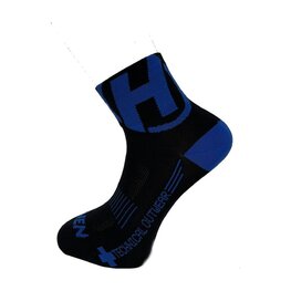HAVEN Cyclingclassic socks - LITE SILVER NEO 2PAK - black/blue