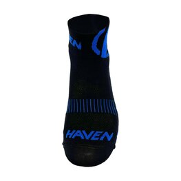 HAVEN Cyclingclassic socks - LITE SILVER NEO 2PAK - black/blue