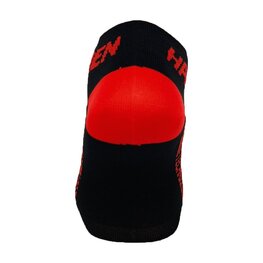 HAVEN Cycling ankle socks - SNAKE SILVER NEO 2PAK - black/red