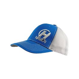 HAVEN Cycling hat - TRUCKER - blue/white