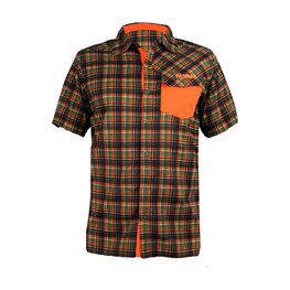 HAVEN shirt - AGNESS SLIMFIT - orange/green