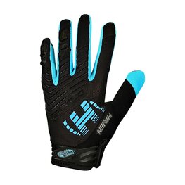 HAVEN Cycling long-finger gloves - DEMO NEO LONG - black/blue