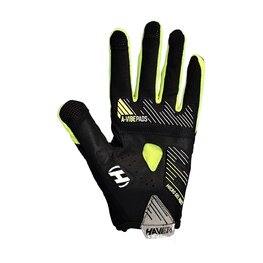 HAVEN Cycling long-finger gloves - DEMO NEO LONG - black/green