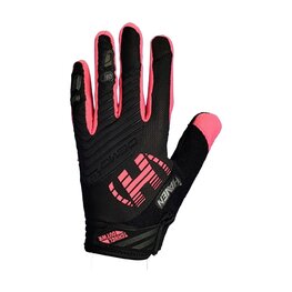 HAVEN Cycling long-finger gloves - DEMO NEO LONG - black/pink