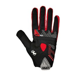 HAVEN Cycling long-finger gloves - DEMO NEO LONG - black/red