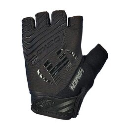 HAVEN Cycling fingerless gloves - DEMO NEO SHORT - black