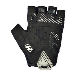 HAVEN Cycling fingerless gloves - DEMO NEO SHORT - black