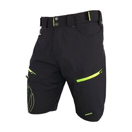 HAVEN Cycling shorts without bib - NAVAHO SHORTY - black/green