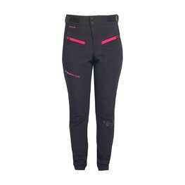 HAVEN Cycling long trousers withot bib - FACTORY AIR - black/pink