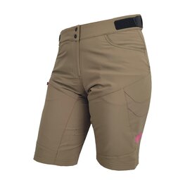 HAVEN Cycling shorts without bib - FACTORY AIR WMS - brown