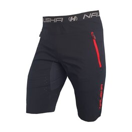 HAVEN Cycling shorts without bib - NALISHA SLIMFIT - black/red