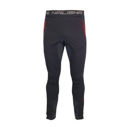 HAVEN Cycling long trousers withot bib - NALISHA SLIMFIT - black/red