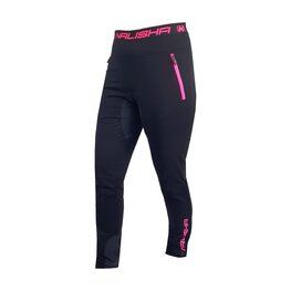 HAVEN Cycling long trousers withot bib - NALISHA SLIMFIT - black/pink