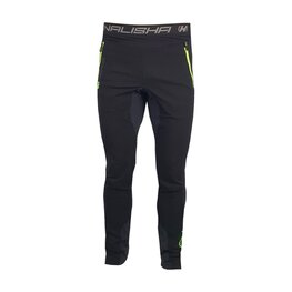 HAVEN Cycling long trousers withot bib - NALISHA SLIMFIT - black/green