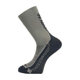 HAVEN Cyclingclassic socks - STRUCTURE LONG 2PAK - black/grey