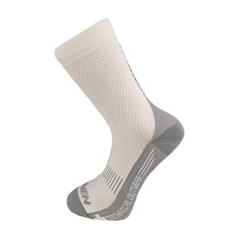 HAVEN Cyclingclassic socks - STRUCTURE LONG 2PAK - white/grey