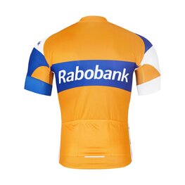 BONAVELO Cycling short sleeve jersey - RABOBANK - orange/blue
