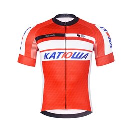BONAVELO Cycling short sleeve jersey - KATUSHA - red/white