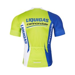 BONAVELO Cycling short sleeve jersey - LIQUIGAS CANNONDALE - blue/green/white